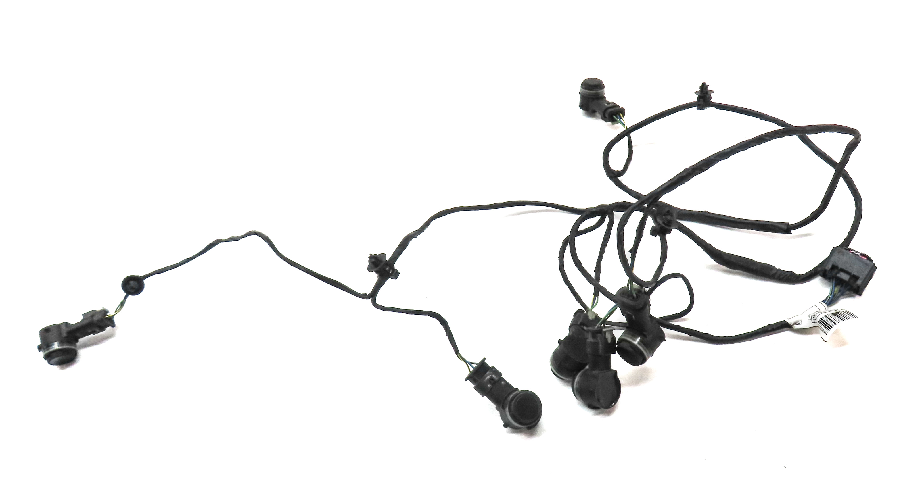 2020 BMW X3 (G01) REAR PART ASSIST PDC SENSOR SET6 (BLUE & BLACK) & WIRE HARNESS — exact item pictured